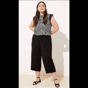 Loft plus pull on wide leg pants NWT